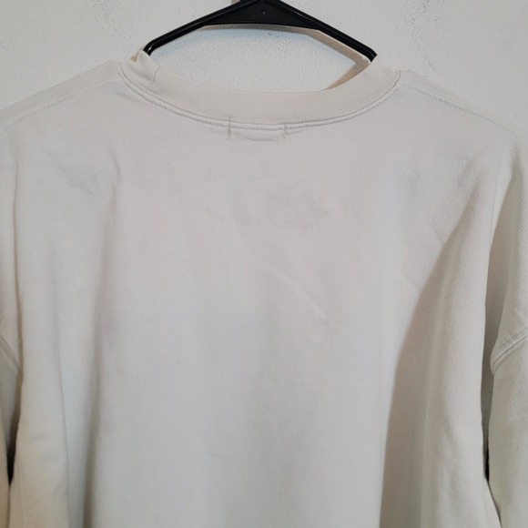 Mayfair Group Athletic Club Sweatshirt Embroidered OS Cream Oversized Tennis - Picture 6 of 16